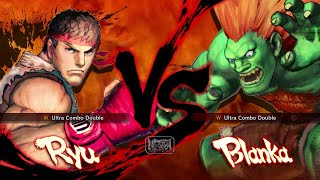 Ultra Street Fighter 4 - Ryu Vs Blanka [Hardest]