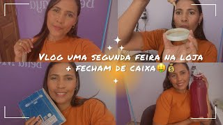 uma segunda feira na loja+fiz placa de Pix e cartão de visitas+ como foi as vendas do mês de março ?