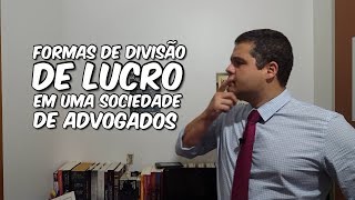 SOCIEDADE DE ADVOGADOS: FORMAS DE DIVISÃO DE LUCRO - Mateus Terra - Advocacia Simples