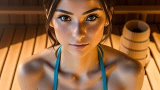 Beautiful Young Ladies In the Sauna Wearing Bikinis Part 31 - AI Art Sirens - 4K - Stable Diff🩱🔥💖😘🌹