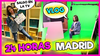 🎉 24 HORAS en MADRID 🥰 SALGO en TELEVISIÓN DISNEY CHANNEL 🎥 VLOG de mi VIAJE