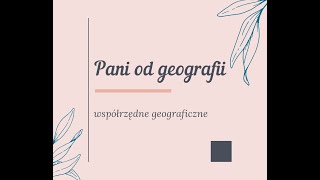 Współrzędne geograficzne