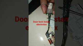 Mudah perbaikan door lock instan electrolux#shorts