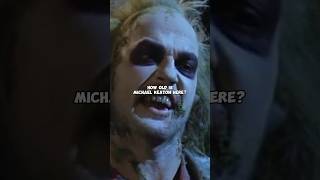 How Old Was MICHAEL KEATON in BEETLEJUICE? #shorts #beetlejuice #michaelkeaton #timburton