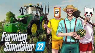 КОРОЧЕ ГОВОРЯ, МЫ ПОШЛИ РАБОТАТЬ НА ФЕРМУ! УГАР В FARMING SIMULATOR 22 (СИМУЛЯТОР ФЕРМЕРА)