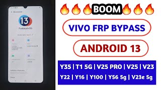 Vivo Android 13 Frp Bypass 2023 | 100% Free Working Method | All Vivo frp Bypass Android 13 Update