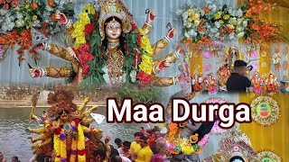 MAA DURGA VISARJAN #meghalaya RI Bhoi nongpoh # maa Durga puja# Rohan Samaiang vlog  khublei shibun