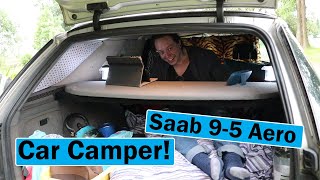 Car Camper Conversion - Turning my Saab Into a Campervan!