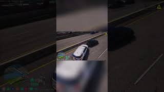 Wild Police Chase Ends in Heart-Stopping Crash! #shorts #gtav #lspdfr #subscribe  #viral