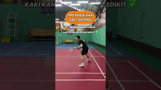 Tips Posisi Kaki saat Defense ! #badminton #badmintonina #badmintonindonesia #badmintonindo