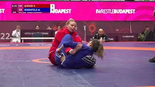 BRONZE W GI - 64 kg: V. KORODI (HUN) v. M. ROSENFELD (ISR)