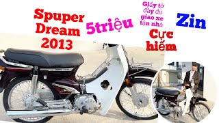 Honda Super Dream 2013 Zin cực hiếm máy nhật thanh lý chỉ từ 5triệu là giao xe tận nhà toàn quốc