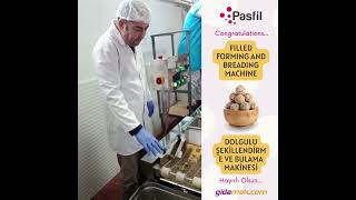 Dolgulu Hamur Şekillendirme Ve Kaplama Makinesi - Filled Dough Forming And Breading Machine