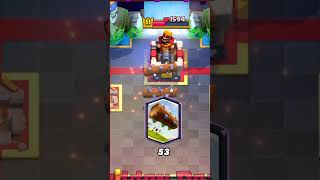 How many logs three crown #clashroyale #viral