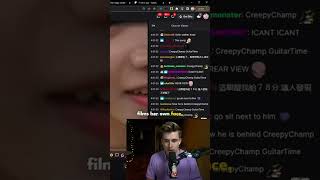 Stalker follows a walking streamer for hours-reuploaded clip #podcastclips #stream