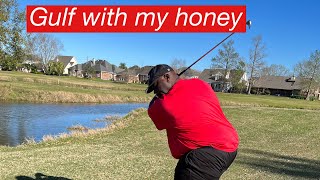 Golf with my honey