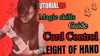 Tutorial - Card Control Skill