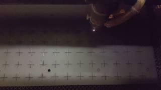 Giant Lite Brite - laser cutting rubber