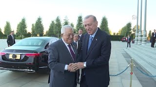 President Erdogan meets with Palestinian President Abbas