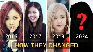 BLACKPINK Transformation(Debut to 2024) #thenandnow  #blackpink #thenandnow #2016