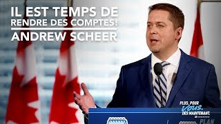 De véritables sanctions pour avoir enfreint les lois sur l’éthique | Andrew Scheer