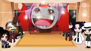 Demon Slayer react to One Piece | Compilation | one piece | Luffy