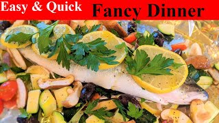 Easy Branzino Fish recipe to Impress your dinner guests