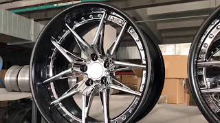 2 Piece Forged Wheels For Car Aftermarket Alloy Rims