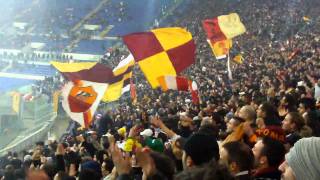 AS Roma - Lazio Roma 13-03-2011 - Curva Sud zingt francesco Totti toe