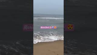 Marina Beach 🏖️ Beautiful😍 #shortsfeed #beach #chennai #marinabeach #shortsviral #nature #vlog