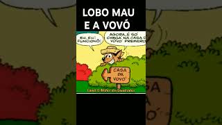 LOBO MAU E A VOVÓ - GIBI DO CHICO BENTO #shorts #gibis #humor #comedia #chicobento