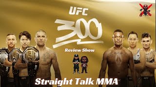 Straight Talk MMA Episode 35: UFC 300 ,Pereira vs. Hill Review Show.