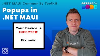 Showing Popups in .NET MAUI with .NET MAUI Community Toolkit