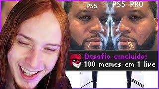 DESAFIO DOS 100 MEMES: REAGINDO ATÉ O CÉREBRO DERRETER!