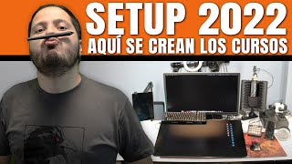 Mostrando donde grabo los cursos 😁 2022 | 🏆 Setup + Links de compra #O3D