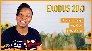 Exodus 20: 3 - Memory Verse with Ms.T | Bible Devotions for Everyone