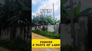 Fenced 2 plots of #mixeduse #landforsale #portharcourt