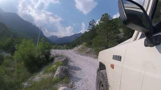 Fahrt durchs Shalatal, Theth Nationalpark, Albanien