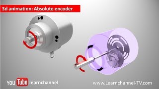 Absolute Encoder  (Shaft Encoder, Rotary encoder) - how it works!