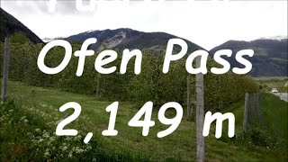 Fuorn Ofen Pass 2149 Metres High Alpine Mountain Pass in Switzerland