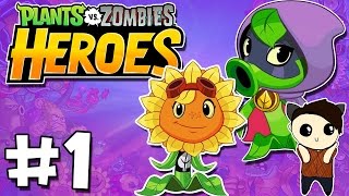 PVZ HEROES | Gameplay | Green Shadow vs. Super Brainz [#1] Android