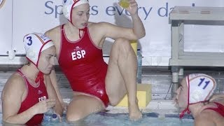 [4K] female waterpolo team Spain 03 [60fps test]