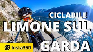 Pista Ciclabile Sospesa a Limone Sul Garda (full track) 4K