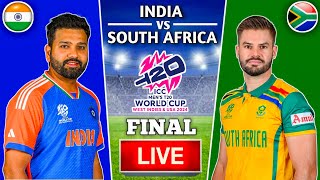 🔴Live: India vs South Africa, FINAL | IND vs SA Live Cricket Match Today | 2nd Innings #livescore