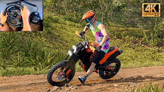 KTM 450 EXC Nighthawk Edition | OFFROAD - The Crew Motorfest | Steering Wheel Gameplay [4K 60FPS]