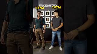 Altura dos personagens de Uncharted! #shorts #uncharted #nathandrake