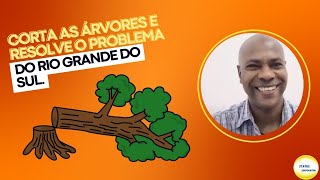 CORTA AS ARVORES E RESOLVE O PROBLEMA DO RIO GRANDE DO SUL - COISA DE LOUCO  @dicasdoiristeu