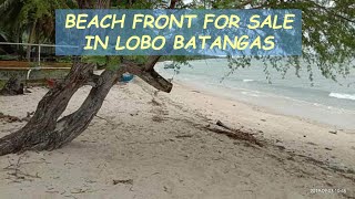 #22 HOLD - BEACH FRONT LOT for Sale in Batangas Philippines