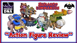 Premium DNA Barnyard Commandos wave 1 action figures review. 2022.