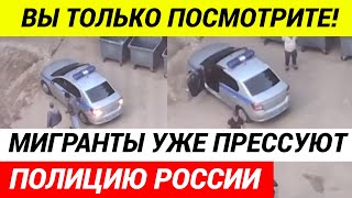 ТЕРПИЛЫ ПОЛИЦЕЙСКИЕ! МИГРАНТЫ прессанули российских ПОЛИЦЕЙСКИХ